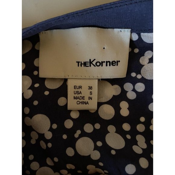 Anthropologie The Korner Blouse Womens Gray Small V Neck - Picture 3 of 3